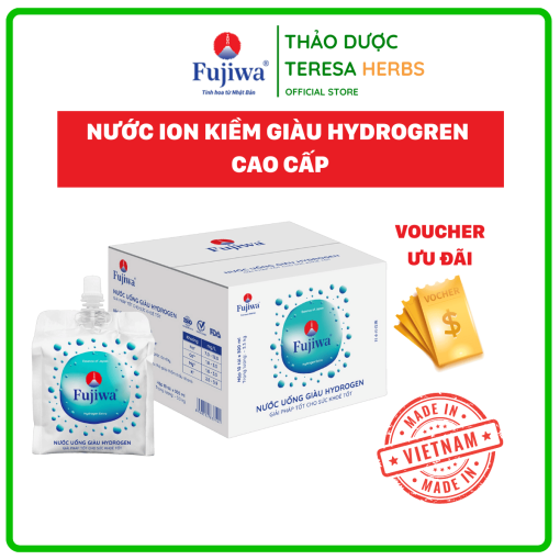 NÆ°á»c Uá»ng GiÃ u Hydrogen Fujiwa - Há»p 12 tÃºi - TÃºi 270ml