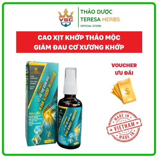 Cao Xá»t Khá»p Tháº£o Má»c Giáº£m Äau CÆ¡ XÆ°Æ¡ng Khá»p 50ml