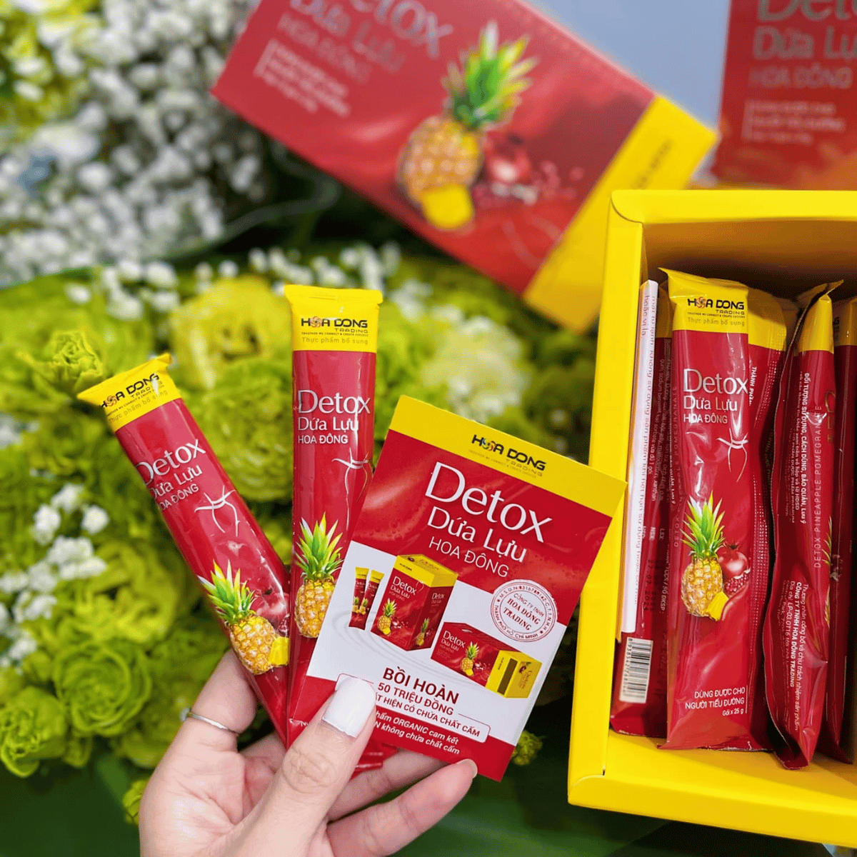 Detox Dứa Lựu (2) Detox Dứa Lựu (2)