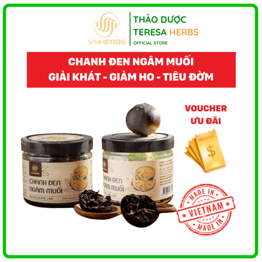 Chanh Äen ngÃ¢m muá»i há» trá»£ tÄng Äá» khÃ¡ng hÅ© 400 gram