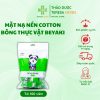 Mặt Nạ Nén Cotton Beyaki Bông Thá»±c Váºt (Túi 100 Viên) 12 Mặt Nạ Nén Cotton Bông Thá»±c Váºt Beyaki