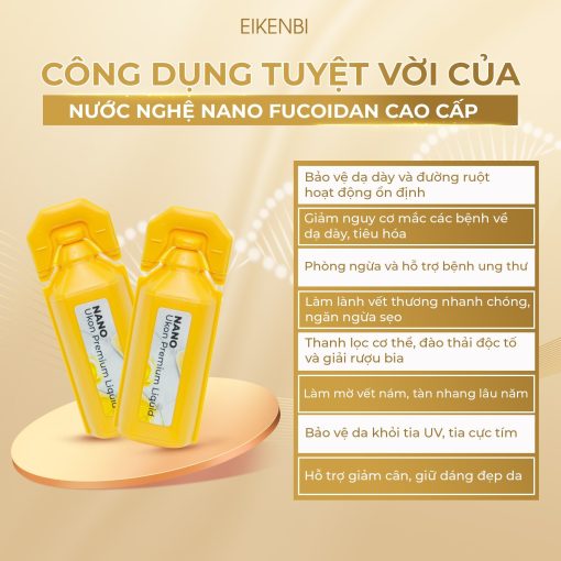 Nưá»c Nghá» Nano Nháºt Bản UKON PREMIUM LIQUID Há»p 15 á»ng 6 NƯá»c Uá»ng Nghá» Nano Ukon Premium Liquid (1)