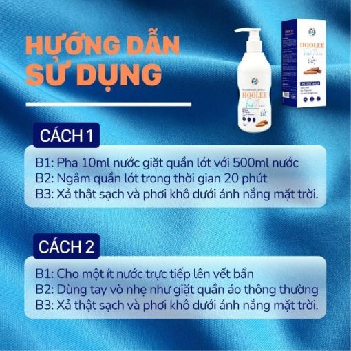 NÆ°á»c Giáº·t Äá» LÃ³t Sinh Há»c Hoolee Fresh Nano (2)