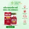 Viên uá»ng Dầu Nhuyá»
n Thá» Super Omega 3 Krill Oil 2000mg Eikenbi 9 Dầu Nhuyá»
n Thá» Krill Oil Omega 3