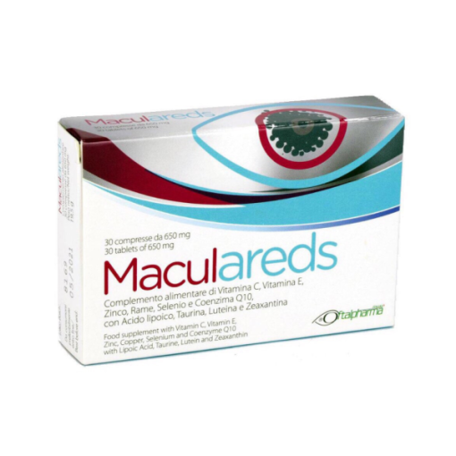 Viên uá»ng bá» mắt Maculareds - AREDS2 - Bảo vá» mắt, ngÄn ngừa thoái hóa Äiá»m và ng 7 Maculareds-600x600