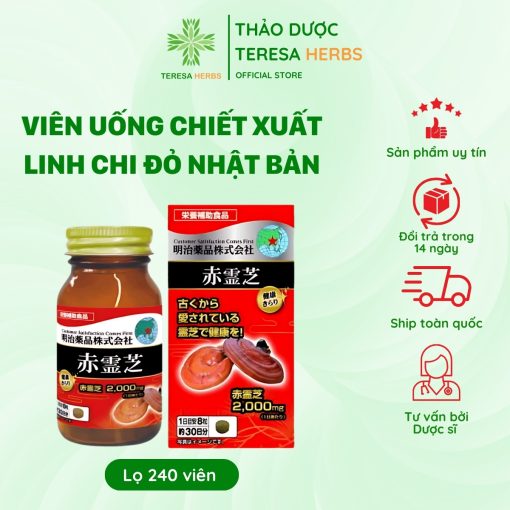 ViÃªn Uá»ng Chiáº¿t Xuáº¥t Náº¥m Linh Chi Äá» Nháº­t Báº£n