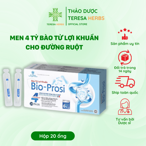 Men 4 Tá»· BÃ o Tá»­ Lá»£i Khuáº©n Cho ÄÆ°á»ng Ruá»t