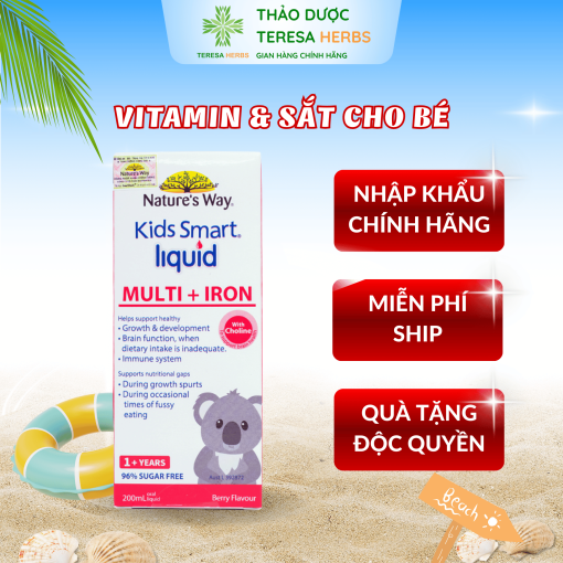 Nature's Way Kids Smart Liquid Multi Iron
