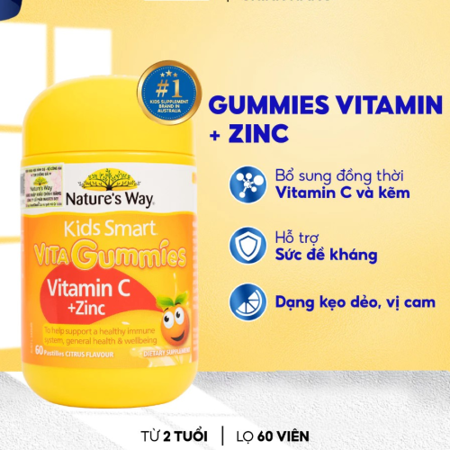Nature's Way Kids Smart Vita Gummies Vitamin C+zinc (1)