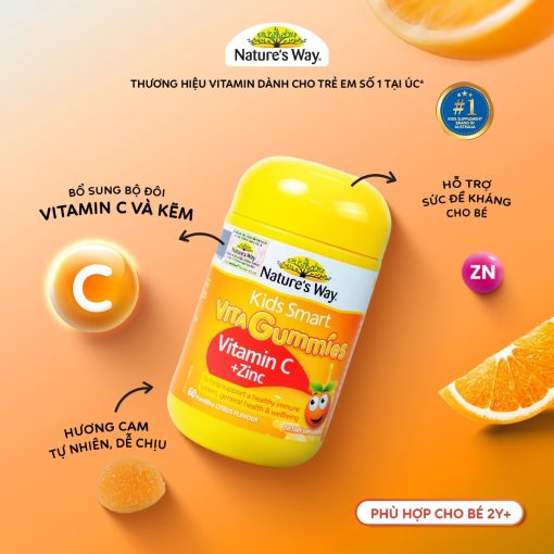 Nature's Way Kids Smart Vita Gummies Vitamin C+zinc (1)