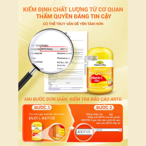 Nature's Way Kids Smart Vita Gummies Vitamin C+zinc (2)
