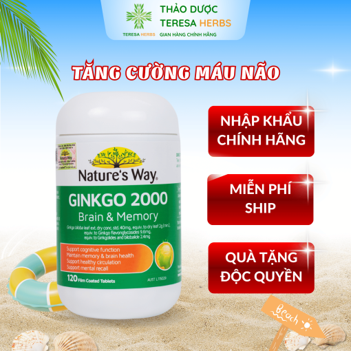 Natureâs Way Ginkgo 2000 Brain & Memory