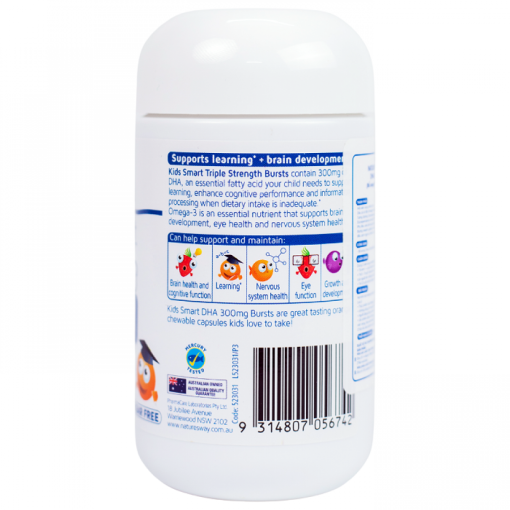 NatureâS Way Kids Smart Dha 300Mg - Bá» sung DHA, há» trợ tá»t cho não bá» và thá» lá»±c - 50 viên 5 Natures-way-kids-smart-dha-300mg-4