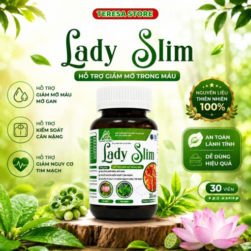 Viên uá»ng há» trợ giảm cân Lady Slim Aviphar (Há»p 30 viên) 6 Thumnail-lady-slim