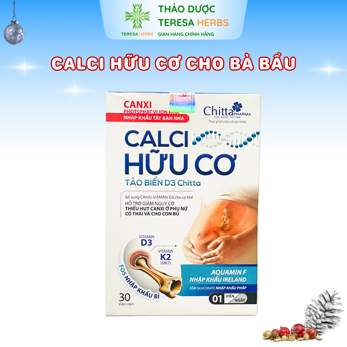 Calci Hữu Cơ Cho Bà Bầu Calci Hữu Cơ Cho Bà Bầu