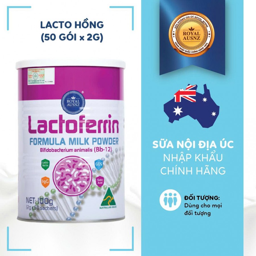Sữa Hoà ng Gia Ãc Lactoferrin Formula Milk Powder Sữa Hoà ng Gia Ãc Lactoferrin Formula Milk Powder