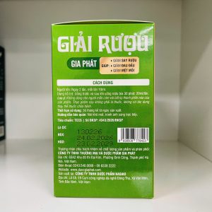 cách dùng giải rượu Gia Phát hiá»u quả nhất