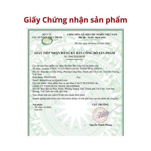 Canxi hữu cÆ¡ tảo biá»n Äá» CALCI SEAWEED Aviphar bá» sung D3K2 phòng ngừa loãng xương (H/30v) 5 Calci Seaweed (1)