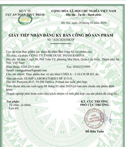 Gcb Chela Canxi Gcb Chela Canxi