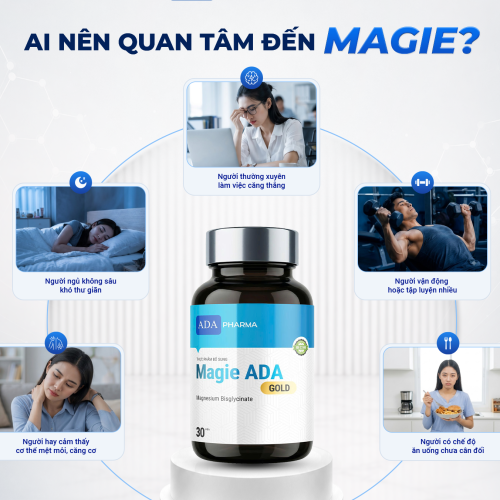 Magie ADA Gold Bisglycinate - 30 viên 6 2. Magie Ada Gold - BỠSung F