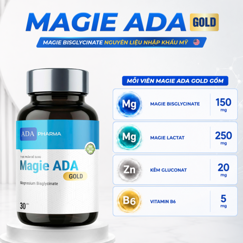 Magie ADA Gold Bisglycinate - 30 viên 5 3. Magie Ada Gold - Thà nh Phần F