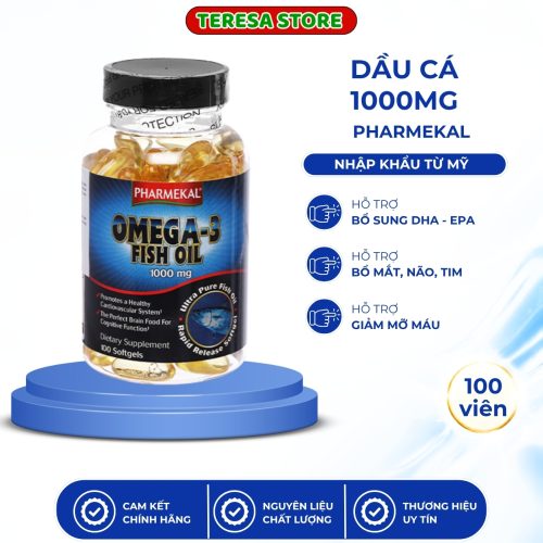 omega 3 pharmekal Dáº§u CÃ¡ 1000mg